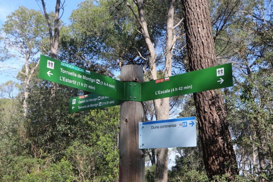 Sender de les Dunes: Лас Дунас (Торроэйя-де-Монгри) — Лас Дунас (Торроэйя-де-Монгри) (SL®-C 18)