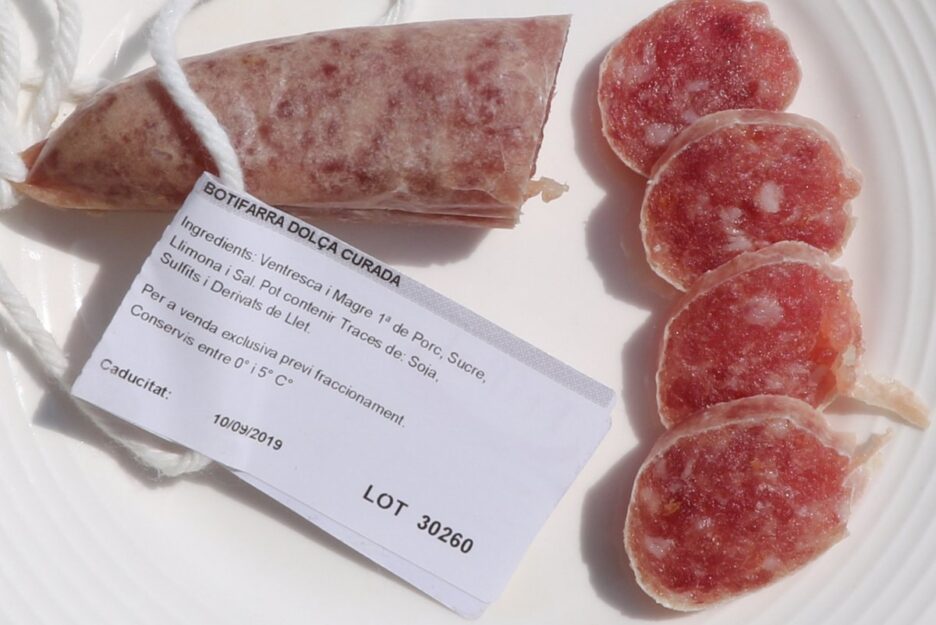 Botifarra Dolça: A dessert sausage
